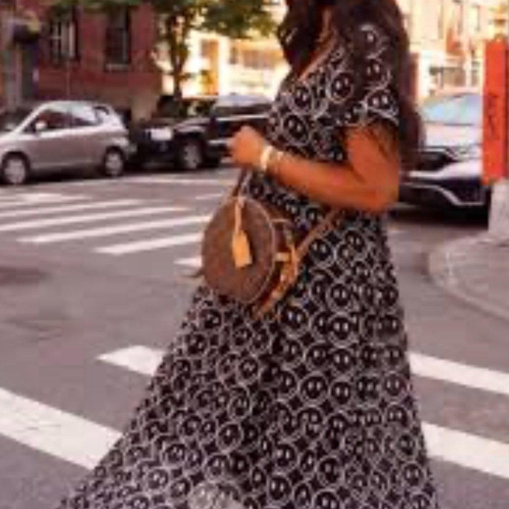 Dressed in LALA Black and White Maxi Dress